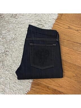 NEW 7 for All Mankind Carol Straight Leg Premium Stretch Denim Jeans, size 27